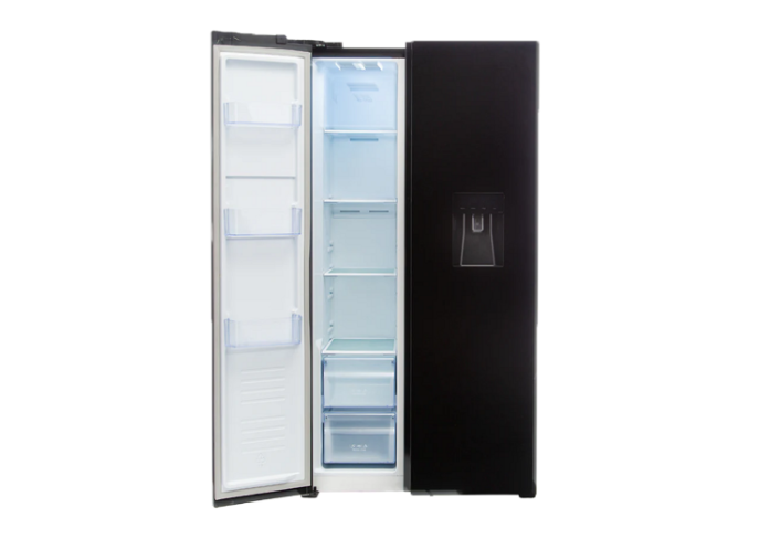 Defy 496L Side By Side Glassdoor Fridge Freezer Water Dispenser DFF456