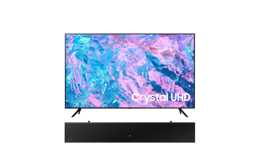 Samsung 55-inch UHD Smart TV + Soundbar- 55CU7000